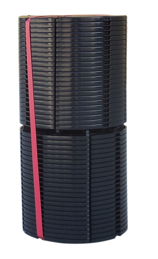 50 stk PavePad 7,5 mm rød strapbånd - PaveSystems